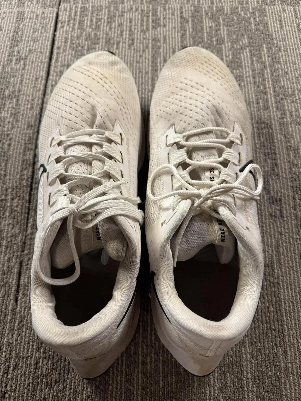 Nike Shoes Mens Size 14 White Mesh Road Running Athletic Sneakers CZ1893-100